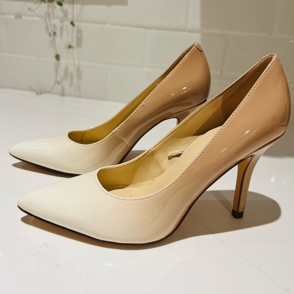Nine West heels. 5.5. Ombré. Used only once for a photo shoot.